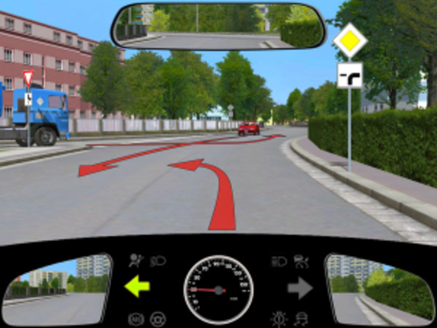 Welches Verhalten Ist Richtig Ich Darf Vor Dem Radfahrer Abbiegen Frage 1.3.01-031-B: Welches Verhalten ist richtig? — Online