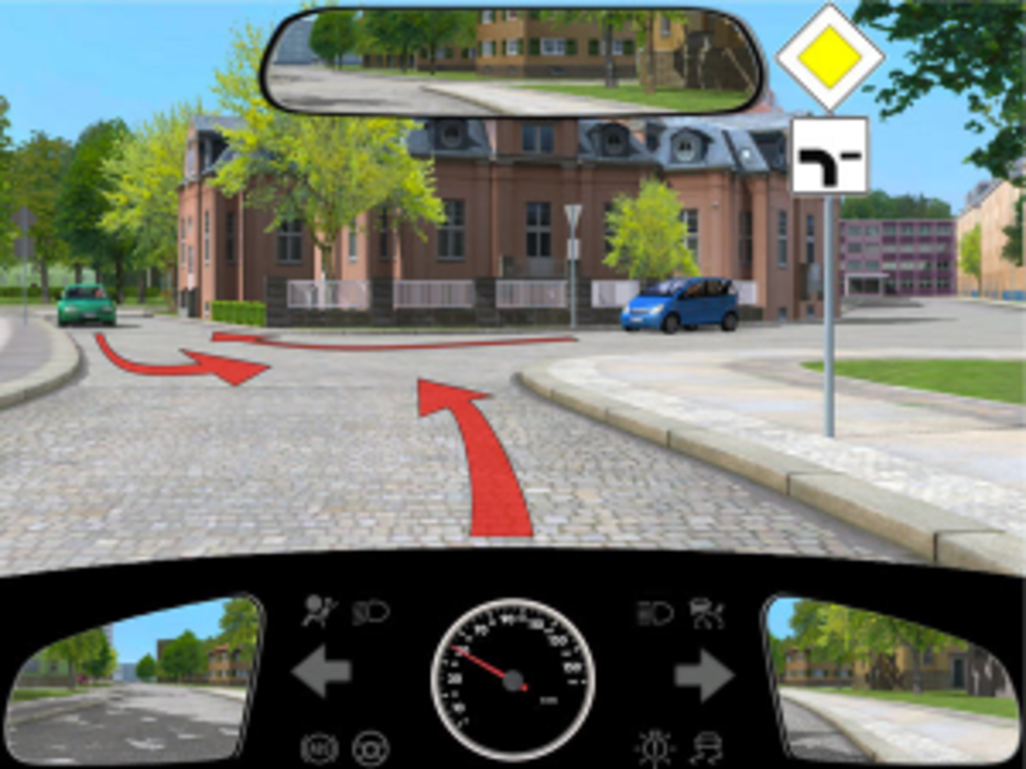 Welches Verhalten Ist Richtig Ich Darf Durchfahren Frage 1.3.01-033-B: Welches Verhalten ist richtig? — Online