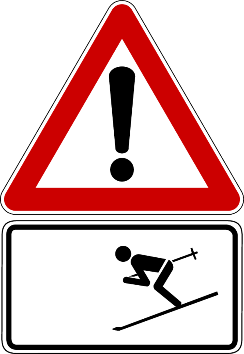 Frage 1.4.40103 Worauf müssen Sie sich bei diesen Verkehrszeichen einstellen? — Online