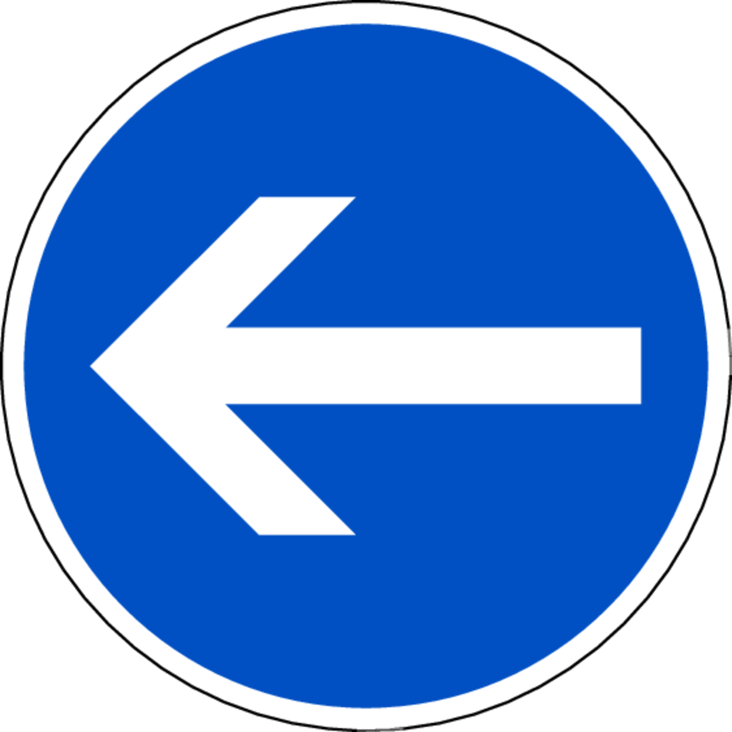 Знак со стрелкой на синем фоне. Дорожный знак стрелка. Знак направление движения. Знаки дорожного движения движение налево. Дорожный знак объезд.
