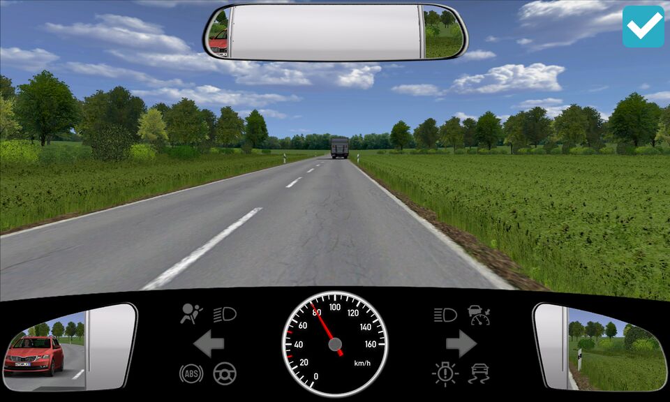 Sie Fahren Im Stadtverkehr Auf Trockener Fahrbahn In Einer Kolonne Frage 2.2.04-105-M: Sie fahren einen Pkw mit Wohnanhänger. Was gilt